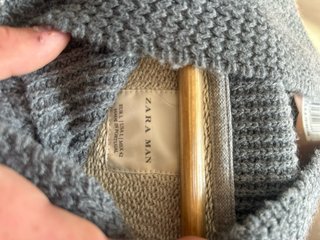 Sudadera Zara Hombre Gris