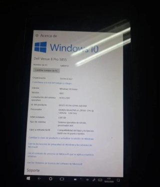 Tablet Dell Venue 8 Pro 5855