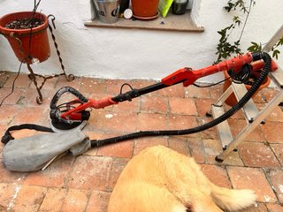 Lijadora de pared con manguera
