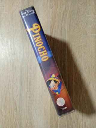 Película VHS Disney Pinocho, Los Clásicos.