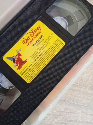 Película VHS Disney Pinocho, Los Clásicos.