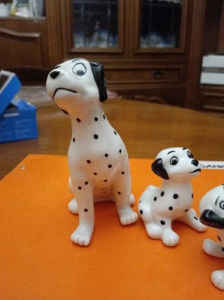 4 Cagnolini Dalmata Ceramica
