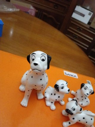 4 Cagnolini Dalmata Ceramica