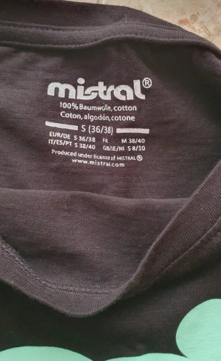 Camiseta Mistral oversize vintage S