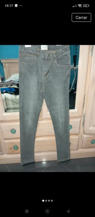 Vaquero niño texboy gris,talla 15/16años