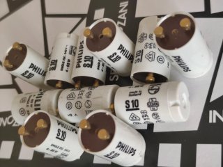 Lotto 10Starter Neon PHILIPS S10 - NOS