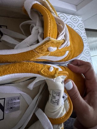 Vans mostaza ante