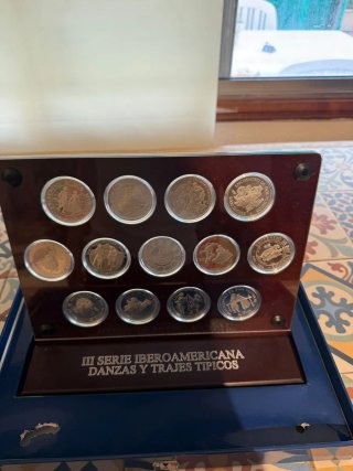 Colección de monedas Iberoamericanas