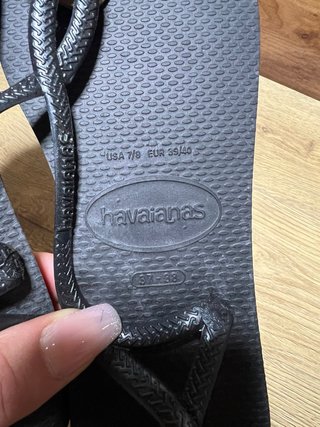 Sandalias Havaianas Luna Negras Talla 37/38