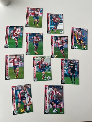Lote cartas Megacracks 05/06 Atletico de Madrid