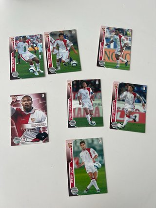 Lote cartas fútbol Megacracks 05/06 Sevilla FC