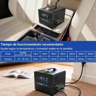 Generador Ozono Charmline 2 en 1 con Mando