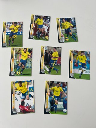 Lote 8 Cartas Megacracks 05/06 Cádiz CF