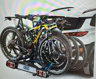 Portabicis Cruz 4 bicis bola remolque 13 pines