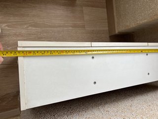 Mueble armario blanco madera 3 puertas 1 cajon