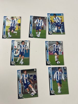 Lote 7 cartas fútbol Megacracks 05/06 Alavés