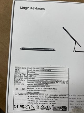 Teclado para ipad pro 11 M4/M5#357437