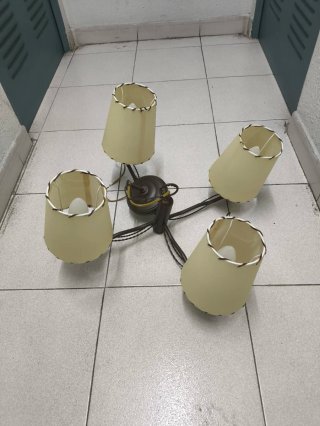 Lámpara de techo vintage 3 y 4 luces