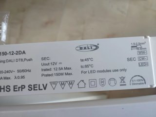 Controlador LED DALI 150W 12VDC SKYDANCE