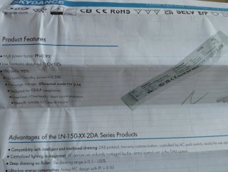 Controlador LED DALI 150W 12VDC SKYDANCE