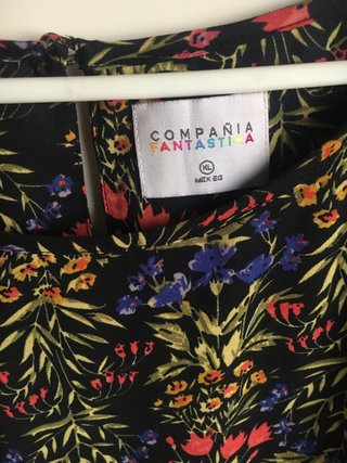 Vestido Compañía Fantástica floral XL