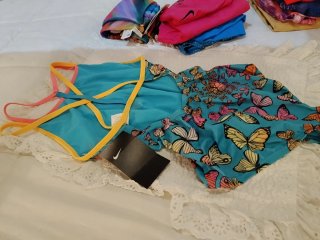 Traje de baño Nike mariposas