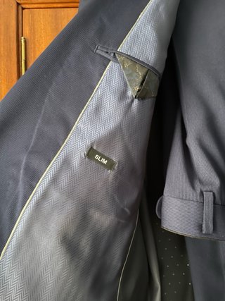 Traje hombre azul marino
