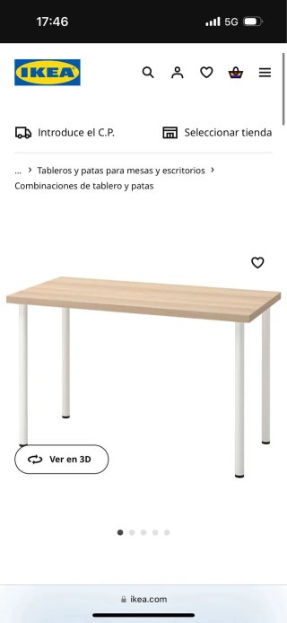 Mesa escritorio IKEA LAGKAPTEN  + Silla