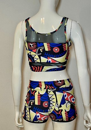 Bikini Retro Vintage 2 Piezas Malla Culotte