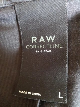 Gabardina G-Star RAW Negra Talla L