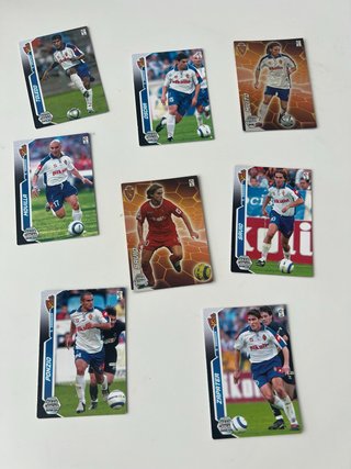 Lote cartas fútbol Megacrack 05/06 Zaragoza