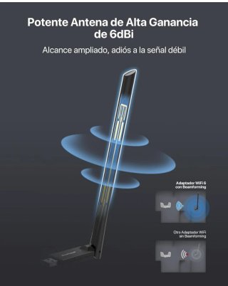 Adaptador USB WiFi 6 BrosTrend AX900
