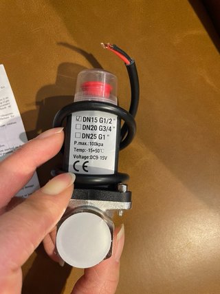 Válvula Solenoide Corte Gas DN15 G1/2