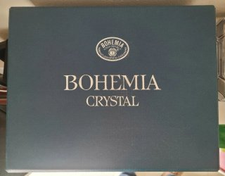 Vaso Bohemia Cristal Tallado 24% PbO