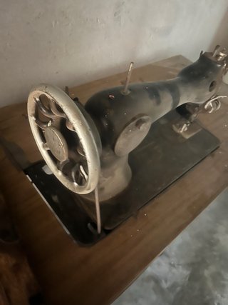 Máquina de coser antigua Singer
