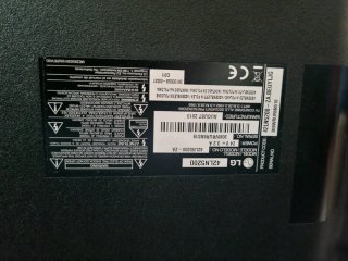 Pantalla LG Negra la imagen no se ve