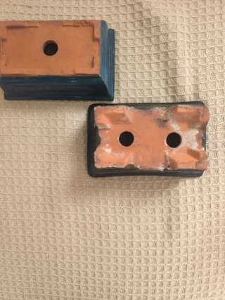 Lote 2 Maceteros Bonsái Cerámica