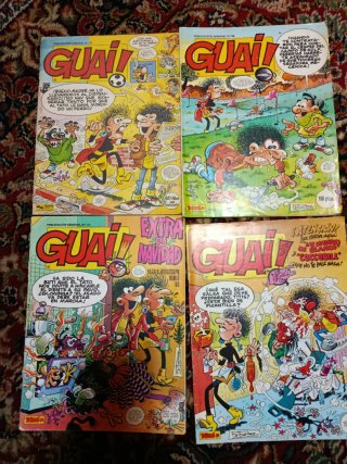 Lote 4 Revistas GUAI! - Especial Ibáñez