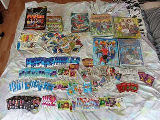 Lote Álbumes y Cromos Fútbol