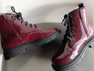 Botas NUEVAS charol burdeos talla 36