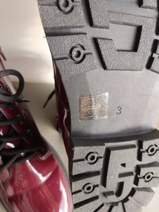 Botas NUEVAS charol burdeos talla 36