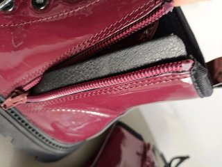 Botas NUEVAS charol burdeos talla 36