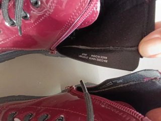 Botas NUEVAS charol burdeos talla 36
