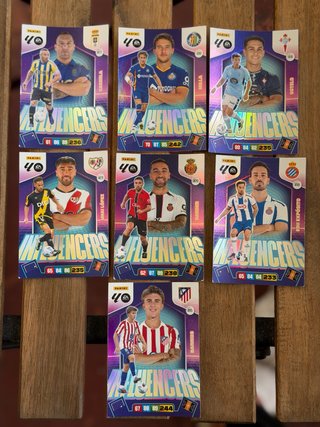Panini Adrenalyn : 7 Influencers 2025-2026