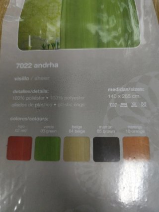 2 Tende Beige a Righe 140x265
