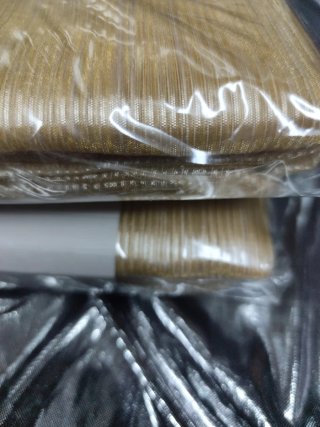 2 Tende Beige a Righe 140x265