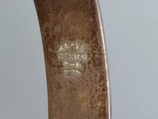 Pulsera Vintage Taxco Plata y Turquesas - 50gr