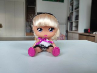 La Casa con Asas Los Barriguitas, con muñeca