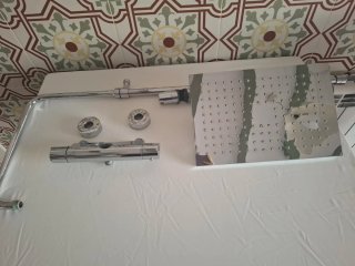 Grifo termostático ducha cromado