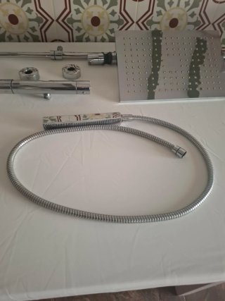 Grifo termostático ducha cromado